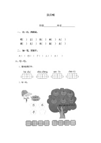 人教部编版9 日月明当堂检测题