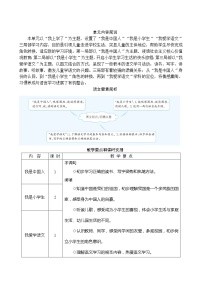 人教部编版一年级上册我上学了教案