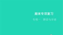 部编版六年级语文上册期末专项复习一拼音与字词习题课件