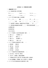 期末模试卷（试题）-部编版语文五年级上册   (15)