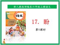 语文六年级上册17 盼完整版ppt课件