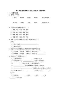 期末易错点检测卷-小学语文五年级上册部编版 (2)