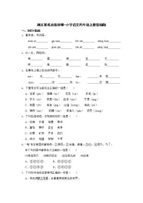 期末重难点检测卷-小学语文四年级上册部编版 (2)