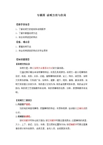 小升初语文知识点复习 专题三 说明方法与作用（原卷+解析卷）