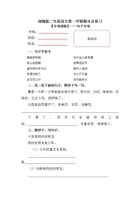 【期末专项复习】部编版小学语文二年级上册期末总复习《内文阅读专项练习》附答案.