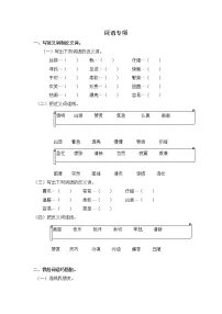 人教版语文二年级下册词语专项复习练习
