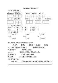 小学语文人教部编版二年级下册5 雷锋叔叔，你在哪里课堂检测