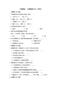 人教部编版六年级下册第二单元6* 骑鹅旅行记(节选)课时练习