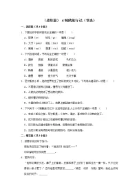 小学语文人教部编版六年级下册6* 骑鹅旅行记(节选)精练