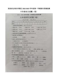 陕西省宝鸡市凤翔区2022-2023学年六年级上学期期末质量检测语文试题