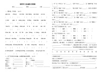 部编版语文五年级下第四单元基础检测卷  无答案