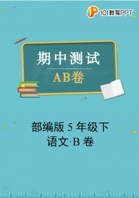 部编版语文5年级下【期中测试AB卷】·B培优测试