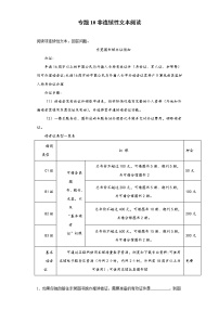 小学语文小升初试题   小升初高频考点必刷黄金100题专题10非连续性文本阅读（部编版，有答案）