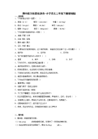 期中能力拓展检测卷-2022-2023学年语文三年级下册（部编版）