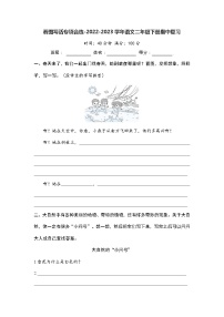看图写话专项合练-2022-2023学年语文二年级下册期中复习（部编版）