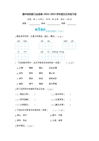 期中阶段复习合练卷-2022-2023学年语文五年级下册（部编版）