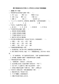 期中基础知识过关练习卷-2022-2023学年语文五年级下册（部编版）