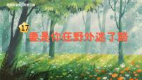 小学语文人教部编版二年级下册要是你在野外迷了路评课课件ppt