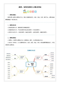 小升初语文专项知识  第17讲【阅读】说明文阅读之说明对象及特点 -（试题版+解析版）