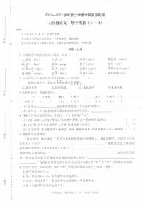 广东省深圳市龙华区民顺小学2022-2023学年六年级下学期4月期中语文试题