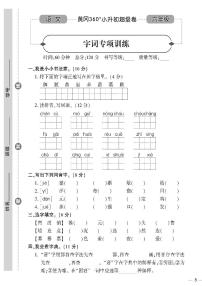 小升初-语文-超级卷-字词专项训练