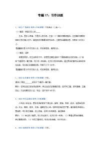 专题16：名著阅读——2023年部编版语文小升初专项训练100题（含解析）