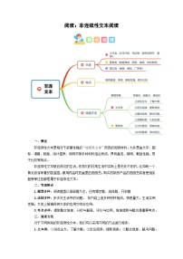 六年级部编版语文小升初专题复习：第06讲【阅读】非连文本阅读（解析版+原卷版）