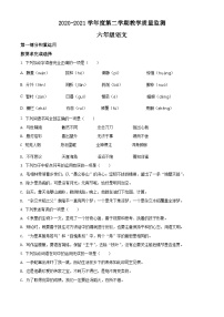 【小升初真题卷】山东省青岛市西海岸新区2021年部编版小升初考试语文试卷（原卷版+解析版）