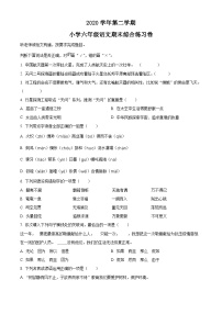 【小升初真题卷】2020-2021学年广东省广州市荔湾区部编版六年级下册期末考试语文试卷（原卷版+解析版）