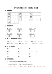 小学语文人教部编版二年级下册画杨桃课堂检测