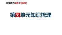 第四单元知识梳理（课件）-2022-2023学年四年级语文下册单元复习（部编版）