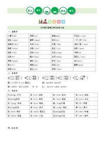 第五单元（讲义+检测）——【期末复习】2022-2023学年五年级语文下册单元复习知识点梳理+练习讲义 （部编版）