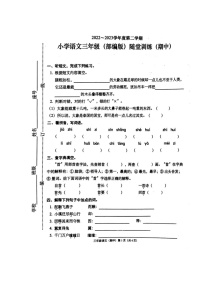 广东省揭阳市揭东区2022-2023学年三年级下学期期中考试语文试题