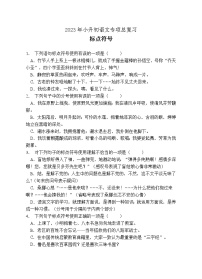 小升初专项总复习-标点符号B卷-2022-2023学年语文六年级下册（统编版）