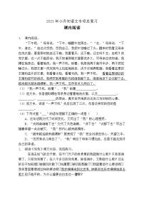 小升初专项总复习-课内阅读B卷-2022-2023学年语文六年级下册（统编版）