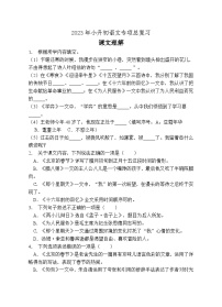 小升初专项总复习-课文理解A卷-2022-2023学年语文六年级下册（统编版）