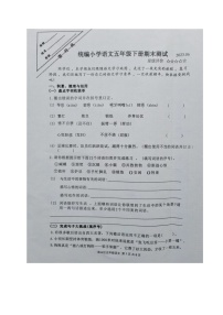 江苏省徐州市泉山区2022-2023学年五年级下学期期末测试语文试卷