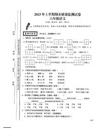 湖南省湘潭市雨湖区2022-2023学年六年级下学期期末质量监测语文试卷