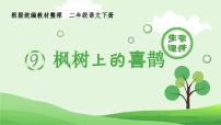 小学语文人教部编版二年级下册枫树上的喜鹊背景图课件ppt