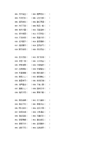 小学语文200道最易错的成语改错题（附答案）