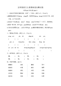 期末综合测试卷（试题）-统编版语文五年级上册