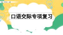 小学语文部编版四年级上册期末口语交际复习课件（2023秋）