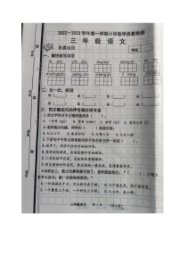 山东省威海市文登区2022-2023学年三年级上学期期末考试语文试题