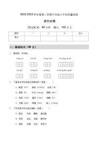 【高效提升】小升初语文冲刺卷（B卷）（部编版有答案）