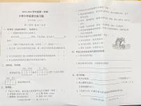 陕西省榆林市定边县杨井镇中心小学2023-2024学年六年级上学期10月月考语文试卷