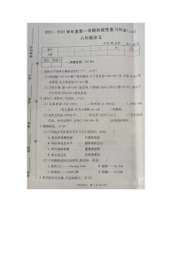 河南省漯河市临颍县2023-2024学年六年级上学期第一次月考语文试卷（月考）