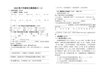 河南省南阳市宛城区南阳市旭日中学2023-2024学年六年级上学期10月月考语文试题