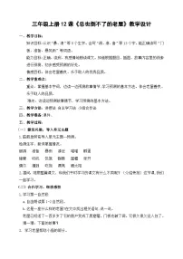 小学语文人教部编版三年级上册总也倒不了的老屋教学设计