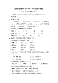 期中综合培优卷-2023-2024学年语文四年级上册（统编版）