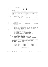 河南省南阳市社旗县2023-2024学年二年级上学期11月期中语文试题